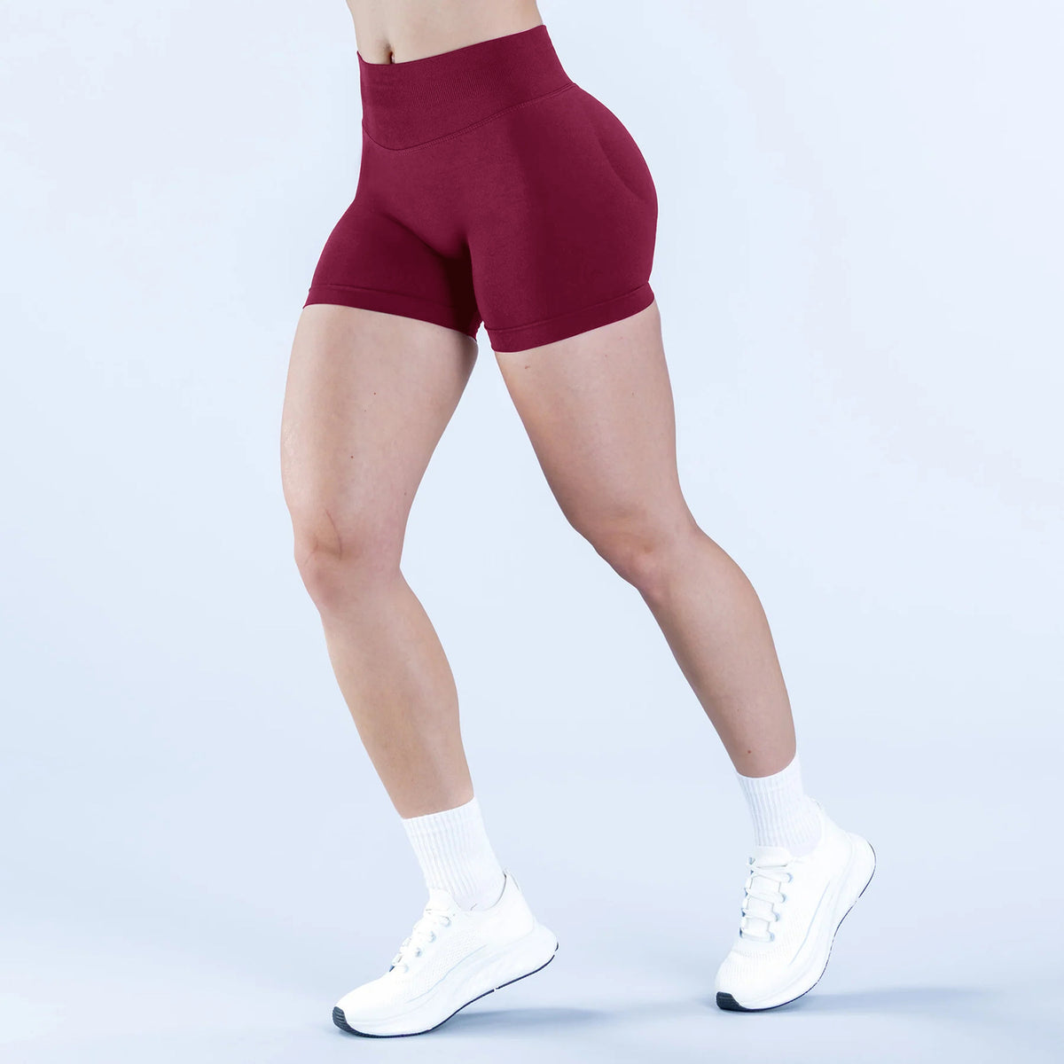 Mid-Rise Seamless Contour Shorts
