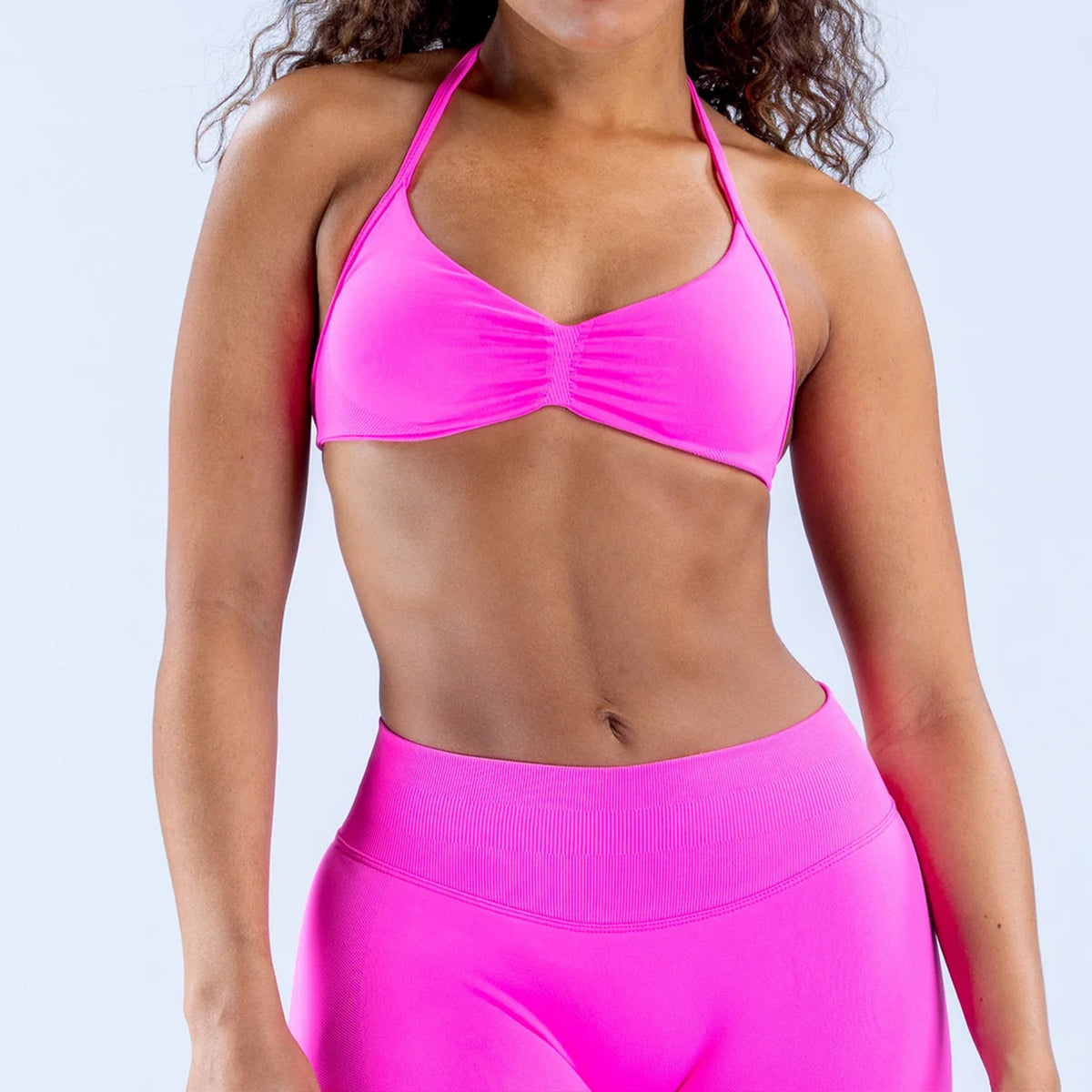 Ruched Seamless Sports Bra