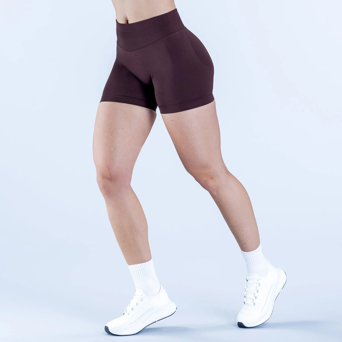 Mid-Rise Seamless Contour Shorts