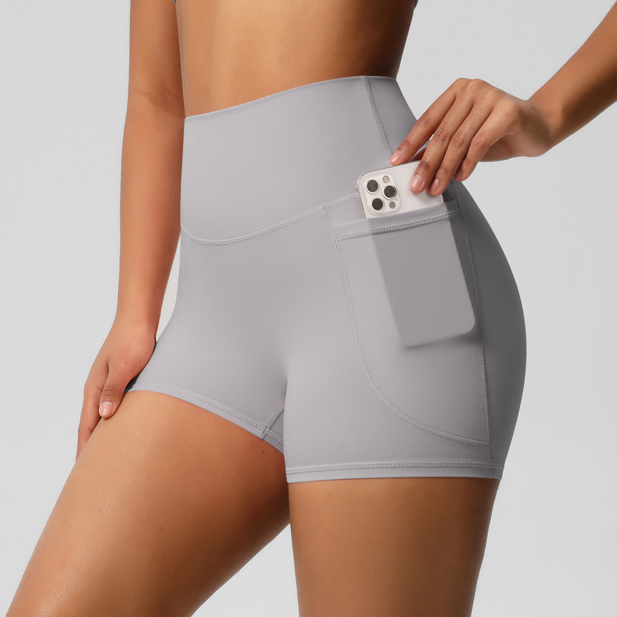 Pocket High-Rise Shorts