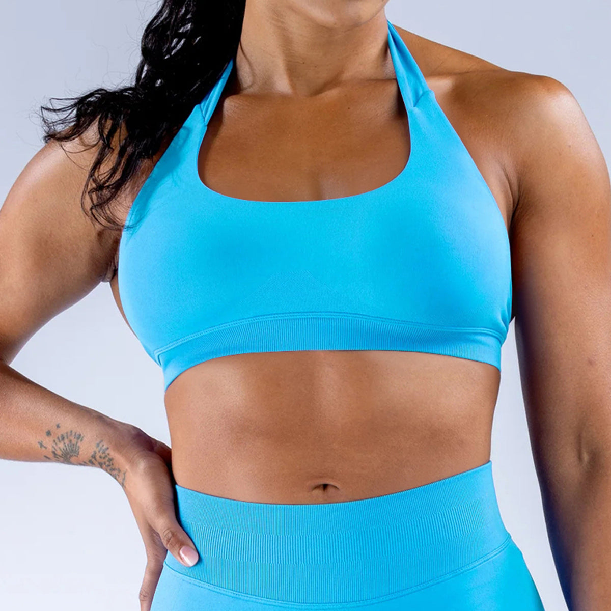Halter Seamless Sports Bra