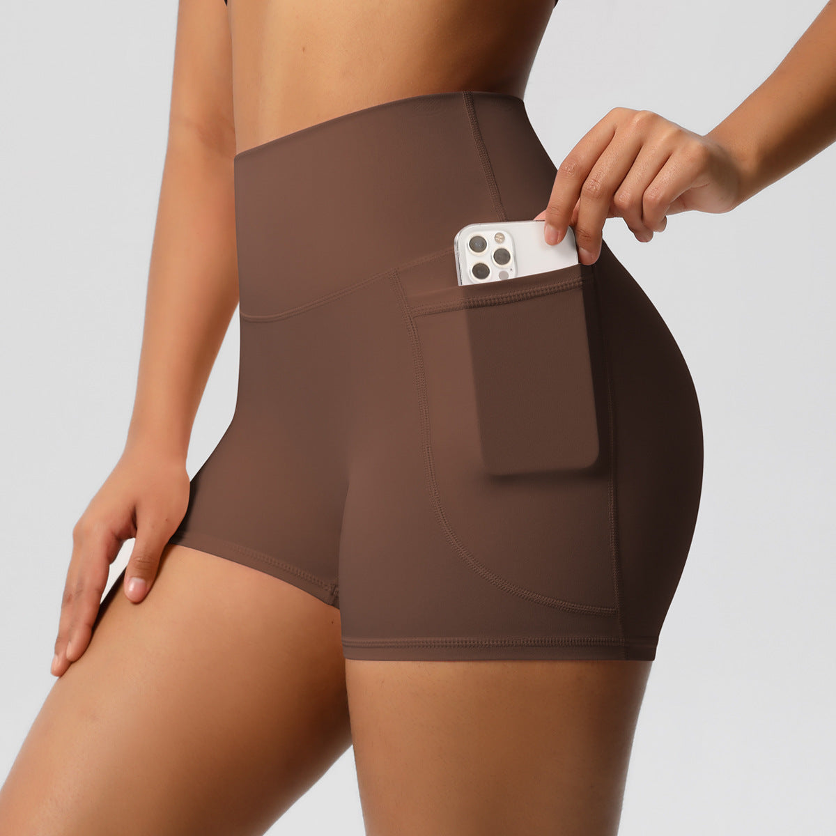 Pocket High-Rise Shorts
