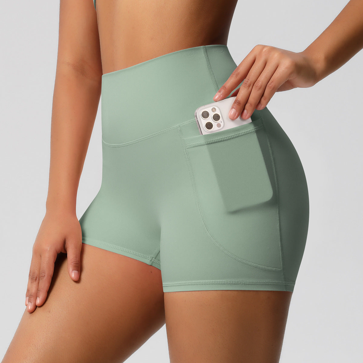 Pocket High-Rise Shorts