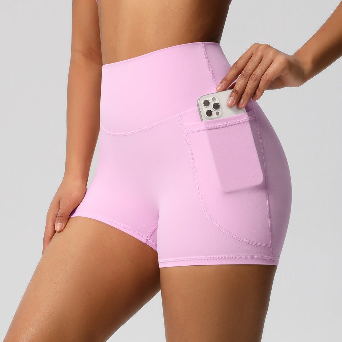 Pocket High-Rise Shorts